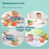 5-in-1 High Chair Toy with Suction Cups Spinner Montessori Toys for Toddler 1-3 Year Old-Fine Motor Infant Tray Sensory Travel Toys for Baby 6-12-18 Months Boy Girl Newborn Birthday Gift view 2