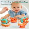 5-in-1 High Chair Toy with Suction Cups Spinner Montessori Toys for Toddler 1-3 Year Old-Fine Motor Infant Tray Sensory Travel Toys for Baby 6-12-18 Months Boy Girl Newborn Birthday Gift view 4