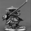 Alloy Samurai Model, Ancient Mini Warrior Model Toy, Japanese Style Table Games and Chess Decoration Military Manual, DIY Alloy Samurai Doll (Long Sabre Samurai-E) view 1