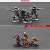 Alloy Samurai Model, Ancient Mini Warrior Model Toy, Japanese Style Table Games and Chess Decoration Military Manual, DIY Alloy Samurai Doll (Long Sabre Samurai-A) view 4