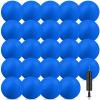 Yunsailing 24 Pack Dodgeballs Bulk 6 Inch Operation Christmas Playground Balls Rubber Bouncy Inflatable Kickball with Pump for Kids Adult Outdoor Handball Game Christian Donation Gift (Blue) view 1
