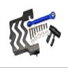 GPM Upgrades Aluminum Servo Mount +Aluminum Tie Rod+25T Aluminum Servo Horn for 1/5 X-MAXX 6S/8S Monster Truck RC Cars (Black) view 1