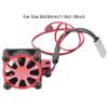 RC Motor Heatsink, RC Model Car Motor Cooling Fan Heatsink with Thermal Sensor Car Model Accessories for 540 550 3650 3660 Model Toys (Red) view 2