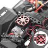 RC Motor Heatsink, RC Model Car Motor Cooling Fan Heatsink with Thermal Sensor Car Model Accessories for 540 550 3650 3660 Model Toys (Red) view 3