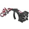 RC Motor Heatsink, RC Model Car Motor Cooling Fan Heatsink with Thermal Sensor Car Model Accessories for 540 550 3650 3660 Model Toys (Black) view 1