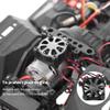 RC Motor Heatsink, RC Model Car Motor Cooling Fan Heatsink with Thermal Sensor Car Model Accessories for 540 550 3650 3660 Model Toys (Black) view 4