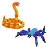 Zing Klixx Creaturez Combo Pack - Create Stop Motion Animation, Wildlife Snap and Click Fidget Toys for Stress Relief, Great for Kids Ages 4 and Up (Spider + Python) view 1