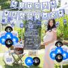 Cheereveal BBQ Baby Shower Decorations Boy Blue, Baby Q Party Decorations with Blue Checked Tablecloth Baby Q Foil Balloons for Barbecue Themed Baby Shower Birthday Party view 3