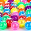 Sosation 150 Pcs 1.77 Inch Gumball Vending Machine Capsules Empty Round Plastic Containers for Prizes Party Favors (Stylish Color) view 1