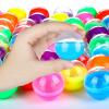 Sosation 150 Pcs 1.77 Inch Gumball Vending Machine Capsules Empty Round Plastic Containers for Prizes Party Favors (Stylish Color) view 3