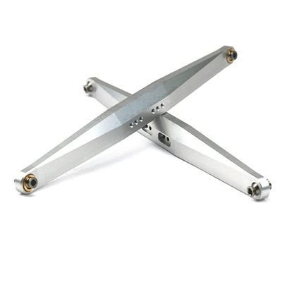 2X 1/7 RC Car Rear Lower Suspension Trailing Arms Overall for Traxxas