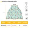 LedBack Flower Cow Print Stretchy Car Seat Cover for Babies,Nursing Cover Breastfeeding Cover,Soft Breathable Baby Carseat Canopy view 4