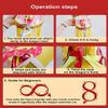 8 Meters (26.2 FT) Square Exercise Dance Dragon Poi with 3D Dragon Head and Swing Rope Combo, Chinese Dragon Dance Wulong Flowy Ribbon Streamer Outdoor Fitness Dragon Stage Prop Set (Golden Green) view 4