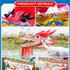 8 Meters (26.2 FT) Square Exercise Dance Dragon Poi with 3D Dragon Head and Swing Rope Combo, Chinese Dragon Dance Wulong Flowy Ribbon Streamer Outdoor Fitness Dragon Stage Prop Set (Golden Purple) view 4