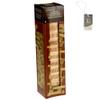 KS Tumbling Tower Game 72 Pieces Challenging Building Blocks Wood Stacking Balancing Backpacking Night Game for House Parties Holiday Travel Set - Pack of 1 with Custom KS Luggage Tag view 1
