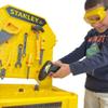 STANLEY Jr. Pretend Play Kids Work Bench with Toolset and Power Drill 140 PCS Realistic DIY Workshop for Kids Ages 3+ Includes Tools & Accessories Original Design view 3