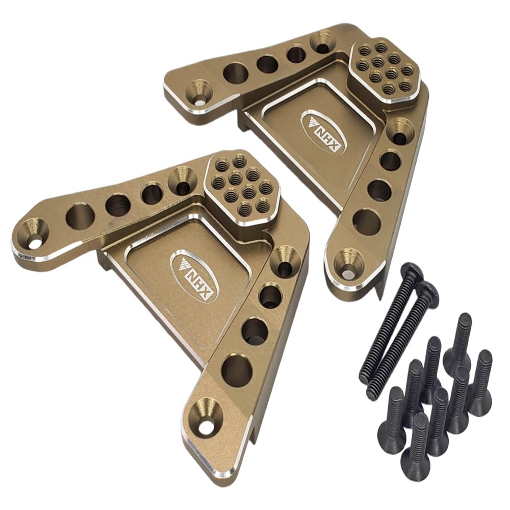 NHX RC Aluminum Rear Shock Tower for Axial SCX6 -Bronze