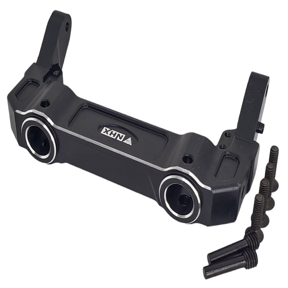 NHX RC Aluminum Front Bumper Mount for Axial SCX6 - Black