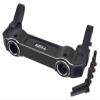 NHX RC Aluminum Front Bumper Mount for Axial SCX6 - Black view 1