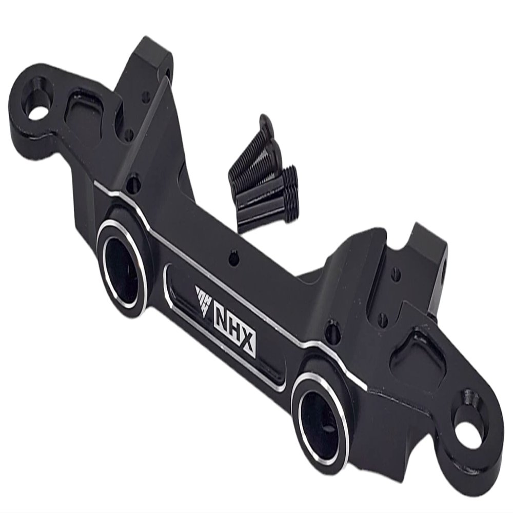 NHX RC Aluminum Rear Bumper Mount for Axial SCX6 - Black
