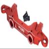 NHX RC Aluminum Rear Bumper Mount for Axial SCX6 -Red view 1