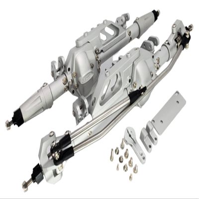 NHX RC Alum Axle w/Heavy Duty Gears/Truss/Steering Knuckle - Silver for Axial Wraith / RR10