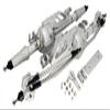 NHX RC Alum Axle w/Heavy Duty Gears/Truss/Steering Knuckle - Silver for Axial Wraith / RR10 view 1