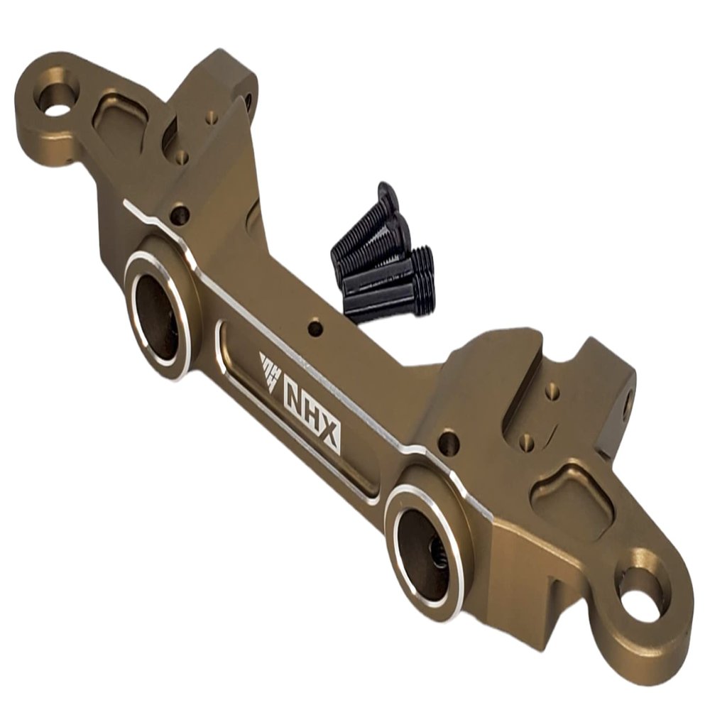 NHX RC Aluminum Rear Bumper Mount for Axial SCX6 - Bronze