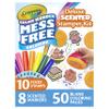 Crayola Color Wonder Mess Free Coloring Set, 50 Blank Coloring Pages, Scented Color Wonder Stamps and Markers, Refill Set view 2