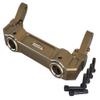 NHX RC Aluminum Front Bumper Mount for Axial SCX6 - Bronze view 1