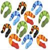Set of 12 Large Articulated Snake Wiggle Fidget Jointed Moving Creature Toy - Unique (Bulk - 12 Random Color Snakes (1 Dozen)) view 1