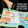 Totebook Kids Travel Educational Activity Book with Washable Markers - Car and Airplane Activities, Learning Toys for Toddlers- Search and Find, Reusable Stickers for Ages 4, 5, 6 (Jungle) view 4