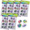 Plastic Swirl Spin Tops, 60 Pieces, 2 1/4", Great for Birthday Favors, Classroom, Medical and Dental Office Treasure Chests view 1