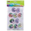 Plastic Swirl Spin Tops, 60 Pieces, 2 1/4", Great for Birthday Favors, Classroom, Medical and Dental Office Treasure Chests view 3