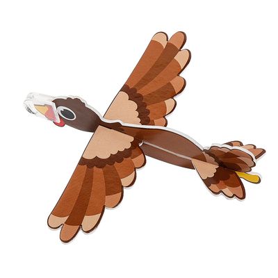 Fun Express Turkey Gliders - 12 Brown Foam Gliders with Easy Assembly, Set of 12