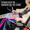 Totebook Kids Travel Educational Activity Book with Washable Markers - Car and Airplane Activities, Learning Toys for Toddlers- Search and Find, Reusable Stickers for Ages 4, 5, 6 (Princess) view 4