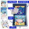 Totebook Kids Travel Educational Activity Book with Washable Markers - Car and Airplane Activities, Learning Toys for Toddlers- Search and Find, Reusable Stickers for Ages 4, 5, 6 (Ocean) view 2