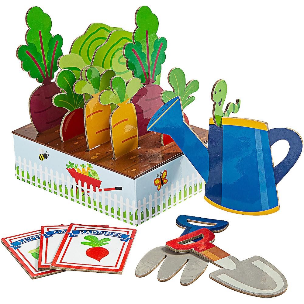 Fun Express Garden Play Set Toys - 15 Pieces