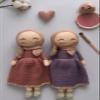 2 PCS Hijab Doll, Amigurumi Muslim Doll, Hijab Doll Set, Muslim Doll Set, Ramadan gift, Muslim Gift, Eid Gifts For Kids, Eid al-adha Gift view 2