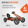 BERG Pedal Kart Rally NRG Orange | Children's Vehicle, Pedal Kart with Adjustable seat, with Freewheel, Children's Toys Suitable for Children Aged 4-12 Years view 3