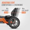 BERG Pedal Kart Rally NRG Orange | Children's Vehicle, Pedal Kart with Adjustable seat, with Freewheel, Children's Toys Suitable for Children Aged 4-12 Years view 4