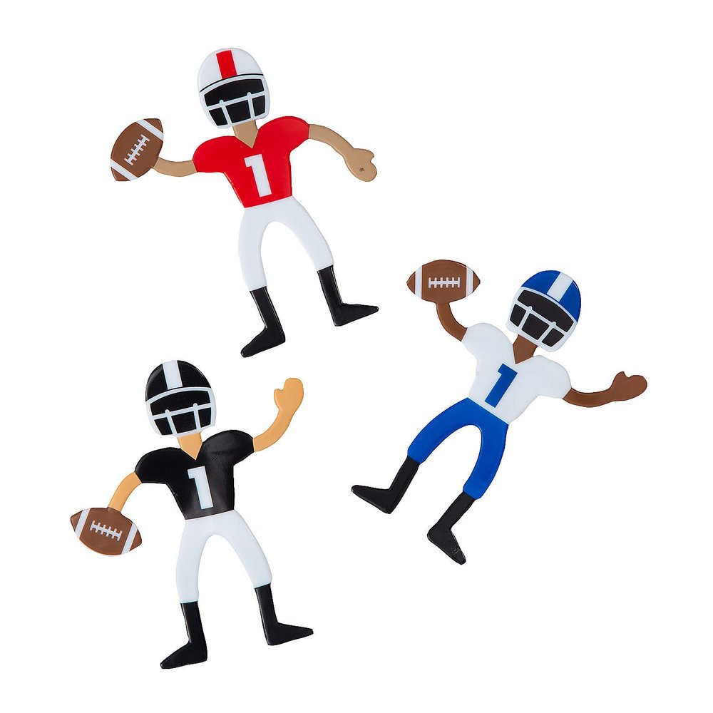 Fun Express Football Player Bendables - 24 Pieces