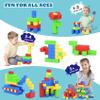 ROMDS Magnetic Blocks 32 Pieces,1 inch Large Magnetic Building Blocks for Ages 3+ Year Old Boys and Girls,3D Magnetic Cubes for Kids,Preschool STEM Educational Sensory Magnet Toys view 4