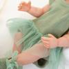 Meeler 22 Inch Reborn Baby Dolls, Realistic Newborn Cute Long Brown Curly Hair Princess Dress Girl Doll Lifelike Baby with Full Silicone Vinyl Body That Look Real Toddler Kids Birthday Gift view 3