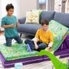 Jaxx Playscape - Imaginative Modular Furniture Playset/Sofa - Fun Kids Patterns (Dinos/Grape) view 2