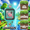 Minecraft Kids Smart Watch with Touchscreen Display, 10 Watch Faces, Games, Camera, Alarm, Timer, Step Counter & Calculator  Fun Interactive Learning Watch for Boys & Girls, Fits Wrist Sizes 5.5"-8" view 2
