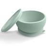 Octopod Silicone Baby Suction Bowl With Lid - Toddler & Baby Bowls, Baby Food Containers, Spill Proof Bowls For Toddlers, Suction Baby Bowls W/Lids, Food Grade Silicone Bowls For Babies (Sage Green) view 1