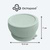 Octopod Silicone Baby Suction Bowl With Lid - Toddler & Baby Bowls, Baby Food Containers, Spill Proof Bowls For Toddlers, Suction Baby Bowls W/Lids, Food Grade Silicone Bowls For Babies (Sage Green) view 4