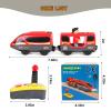 Battery Operated Train for Wooden Track,Powerful Engine Locomotive Remote Control Train Toy with Light and Sounds Gift for Boy Kids Toddlers, Compatible with Thomas, Brio, Chuggington view 4
