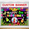 Custom Space Mexican Fiesta Carnival Happy Birthday Party Decorations Supplies Personalized Mexican Fiesta Carnival Birthday Backdrop Banner(5x7.5ft) view 1